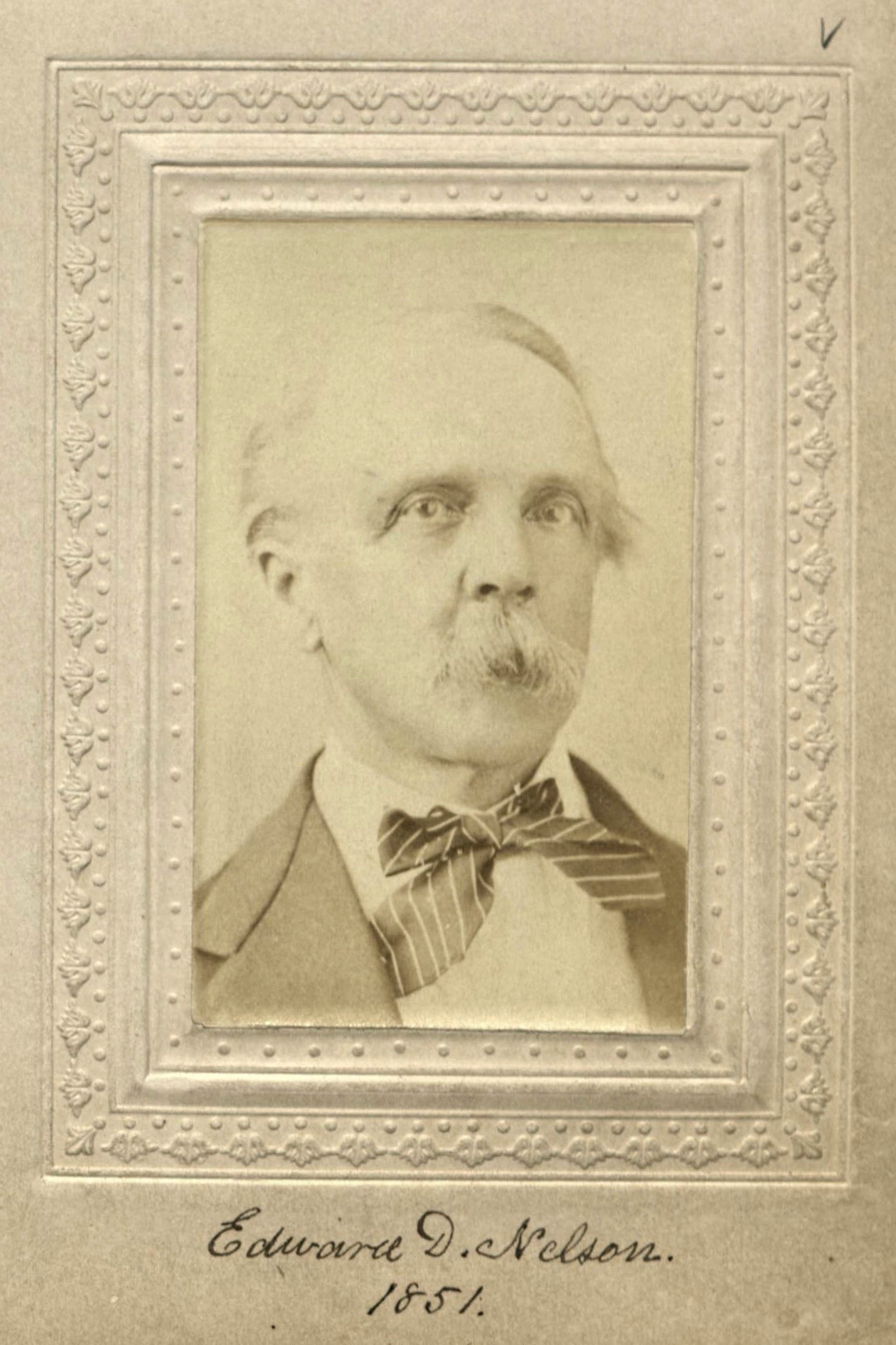Member portrait of Edward D. Nelson